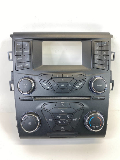 13-15 Ford Fusion Radio Trim Face Plate w/ Climate Control Panel FS7T-18E243-ED