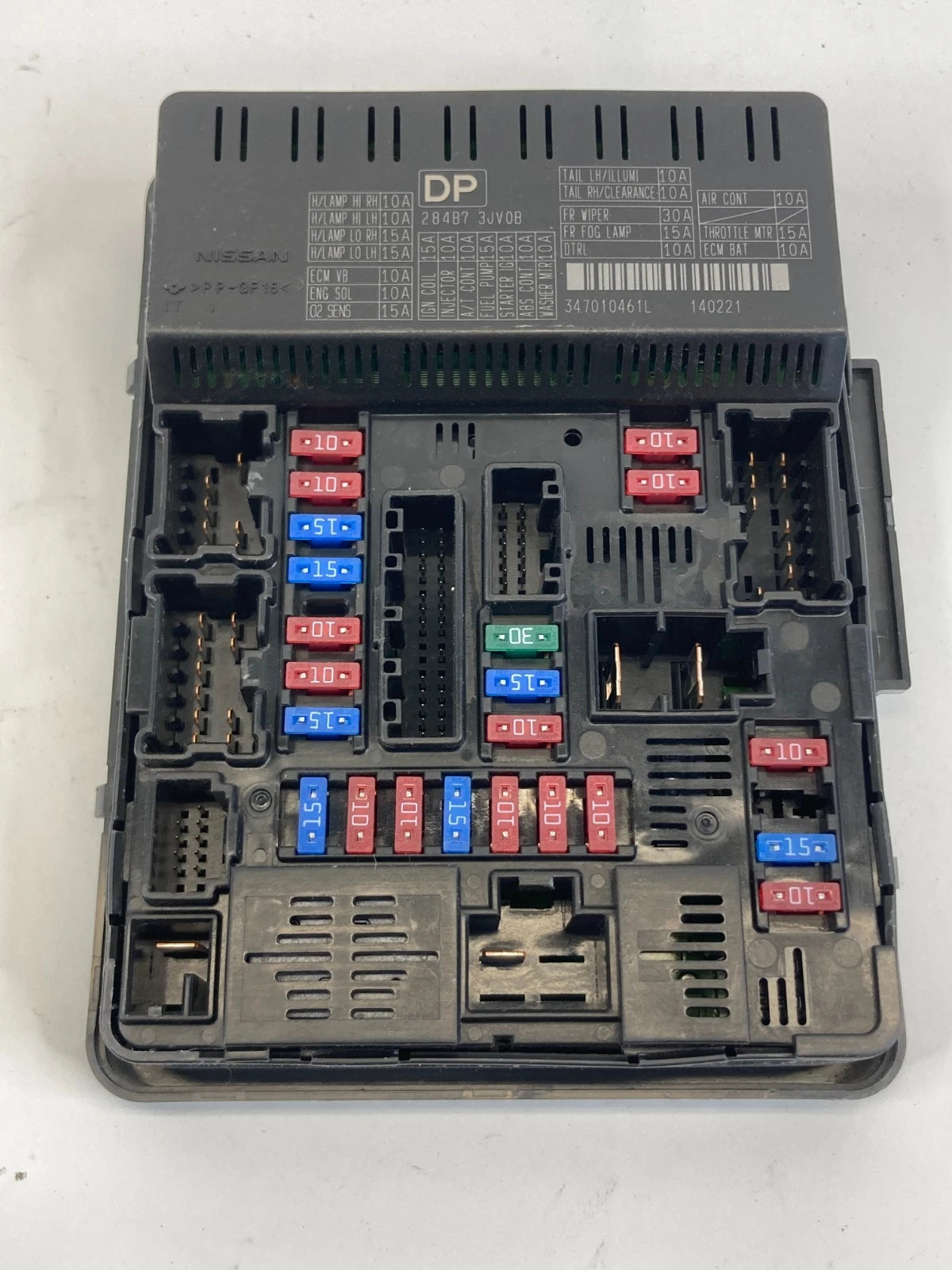 2013 2014 2015 NISSAN PATHFINDER ENGINE ROOM IPDM FUSE RELAY BOX 284B7-3JV0B OEM