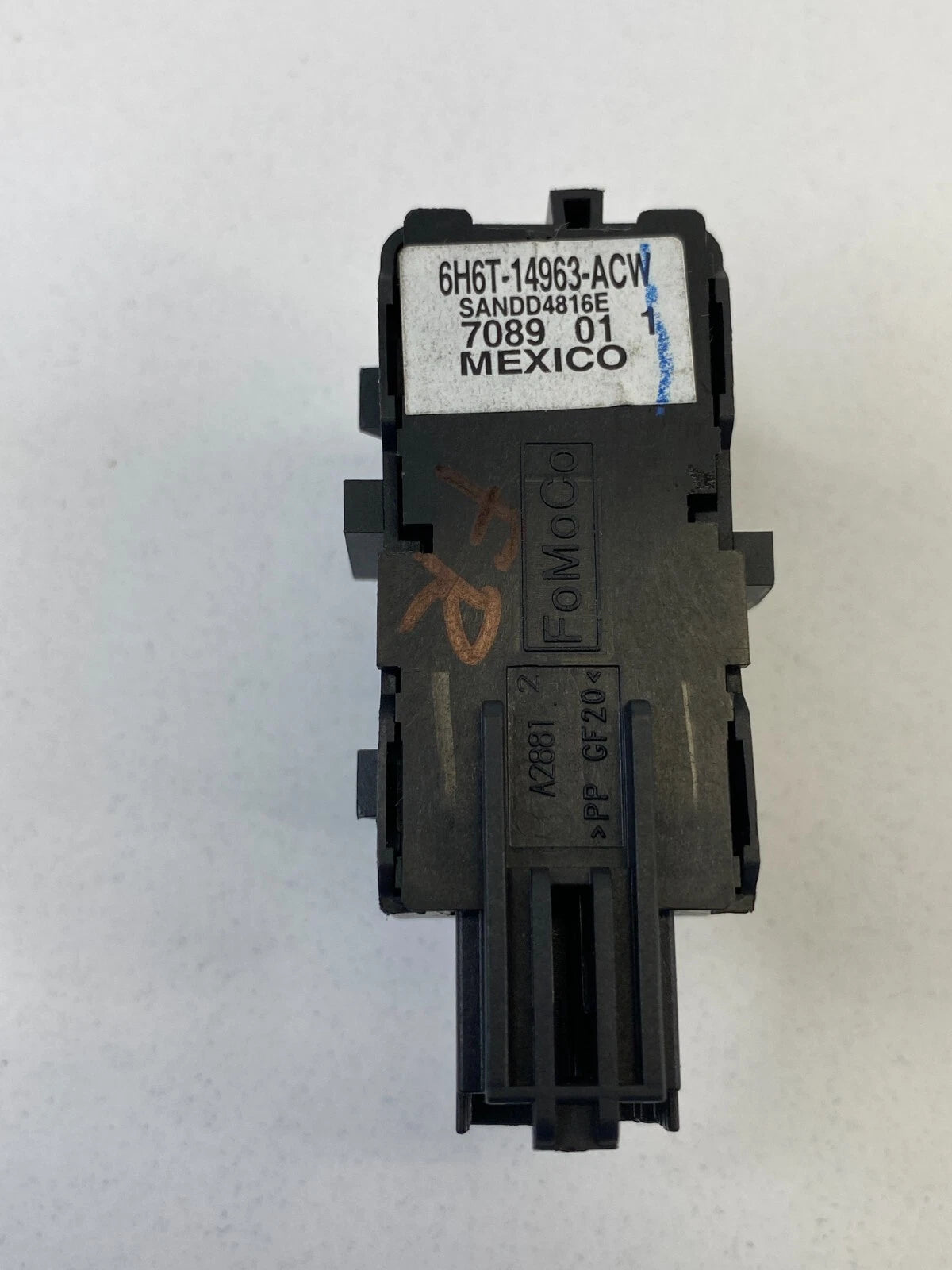 2007-2009 LINCOLN MKZ FRONT RIGHT DOOR LOCK SWITCH CONTROL 6H6T-14963-ACW