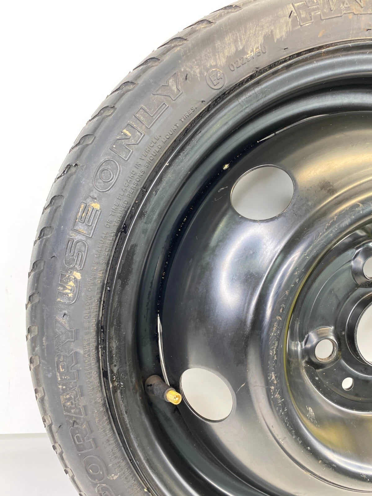 06-11 HYUNDAI ACCENT EMERGENCY SPARE TIRE WHEEL DONUT T115/70D15 R15 52910-1G850