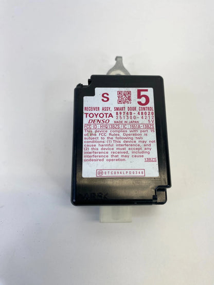 2008-2013 TOYOTA HIGHLANDER SMART DOOR RECEIVER CONTROL MODULE 89740-48020 OEM