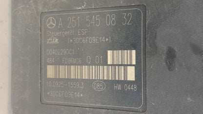 07-16 MERCEDES-BENZ GL450 4.7L AWD ABS ANTI LOCK BRAKE PUMP MODULE 251545083 OEM