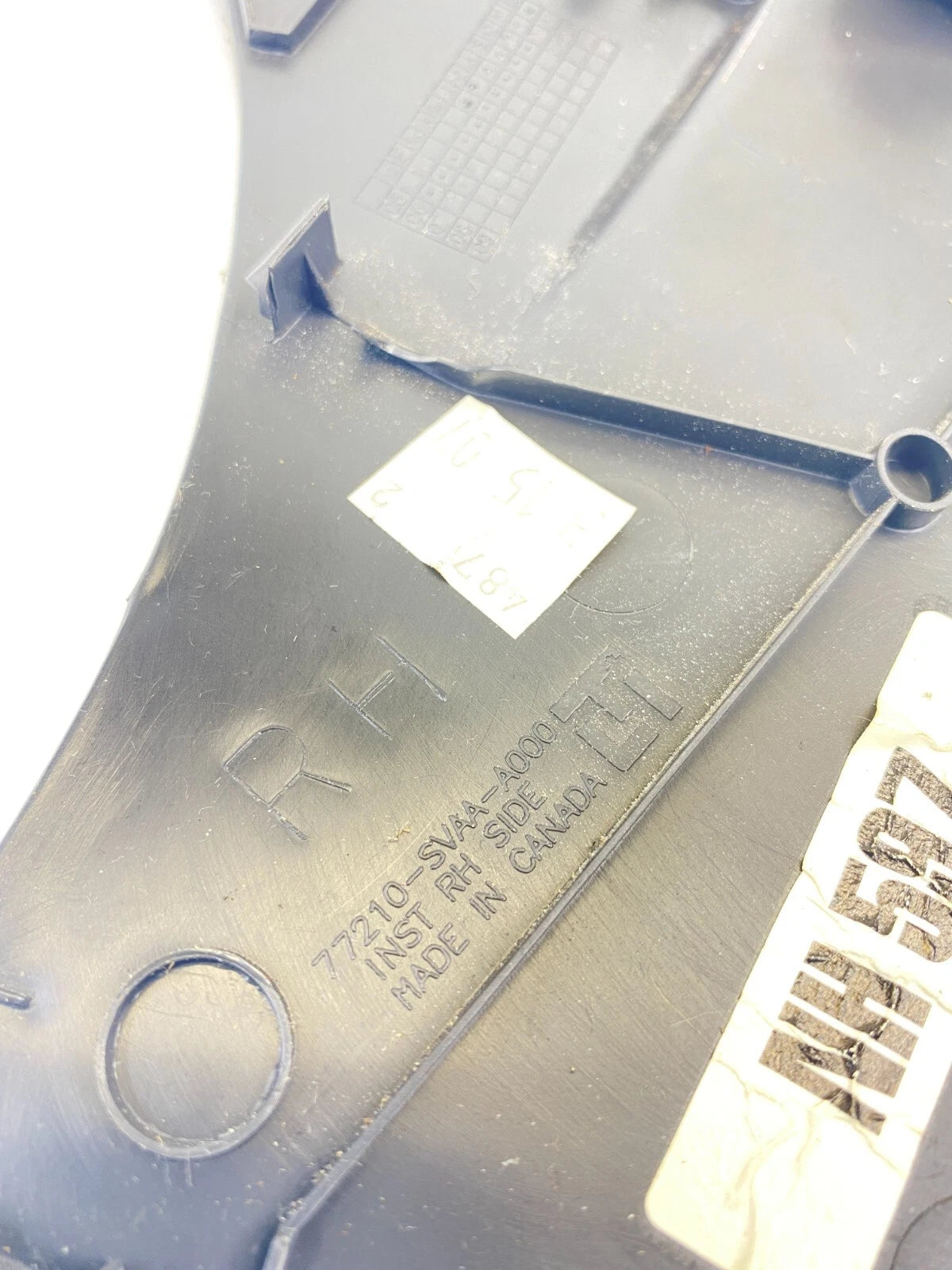 06-11 HONDA CIVIC COUPE RIGHT PASSENGER SIDE DASH END CAP COVER 77210-SVAA-A000