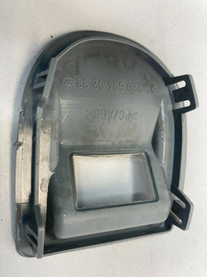 00-06 MERCEDES-BENZ S500 REAR SEAT CHILD ANCHOR HOOK COVER TRIM A2206940233 OEM
