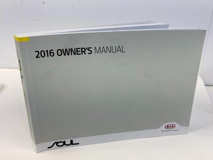 2016 Kia Soul Owners Guide Warranty & Consumer Information Book Manual OEM