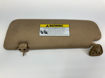 11-14 Hyundai Sonata w Panoramic Sunroof Passenger Sunvisor Right Sun Visor