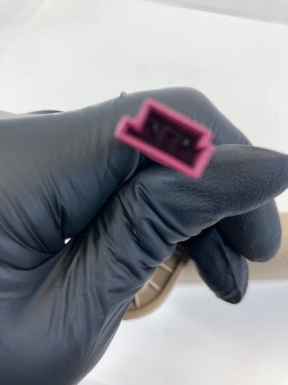 99 00 BMW 323i 01-05 325i Left Driver Side Sunvisor Sun Visor Shade w/ Mirror