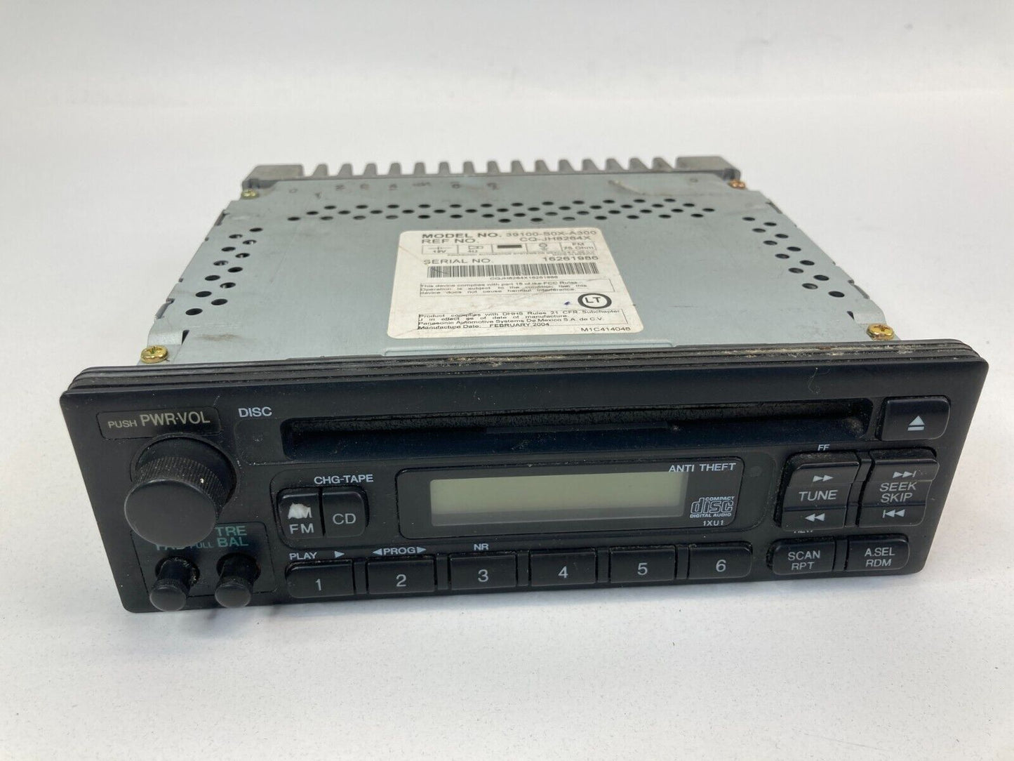 2004 Honda Odyssey Radio AM FM Audio Stereo Receiver DC Player 39100-S0X-A300