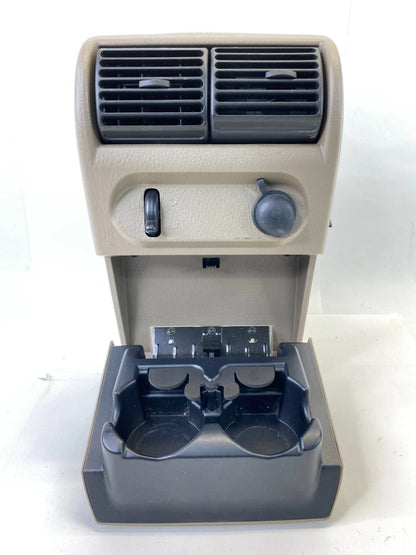 2002-2005 FORD EXPLORER REAR CENTER CONSOLE CUP HOLDER ASHTRAY OUTLET TRIM PANEL