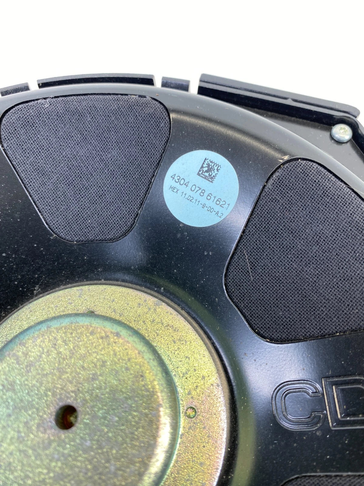 2011-2014 BMW X3 FRONT LEFT SUBWOOFER SPEAKER UNDER SEAT UNIT 4304-078-61621 OEM