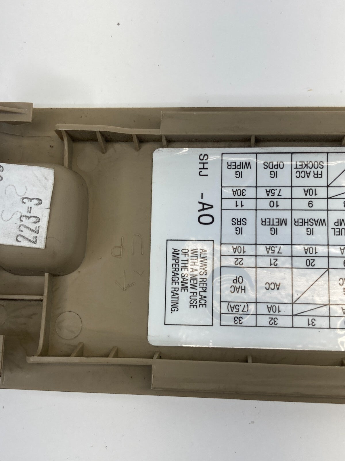 2005-2010 Honda Odyssey Front Left Dash Fuse Box Door Lid Trim Cover Panel OEM