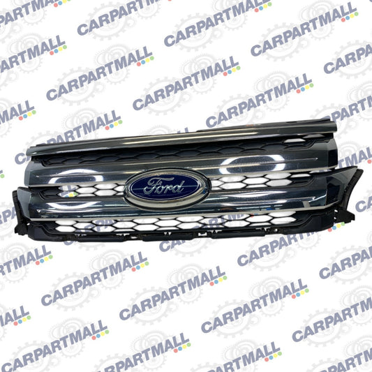 2011-2014 Ford Edge Bumper Front Upper Chrome Grill Grille Trim BT43-8A164-ADW