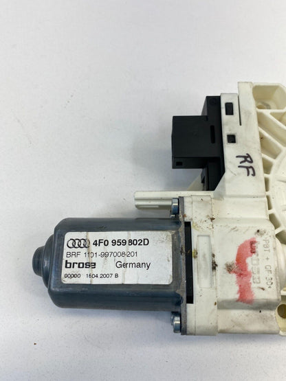 2006-2009 Audi A6 Quattro Front Right Side Power Window Motor 4F0959802 OEM