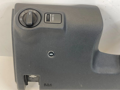 13-16 DODGE DART LEFT DRIVER LOWER DASH KNEE BOLSTER COVER TRIM PANEL SWITCH OEM