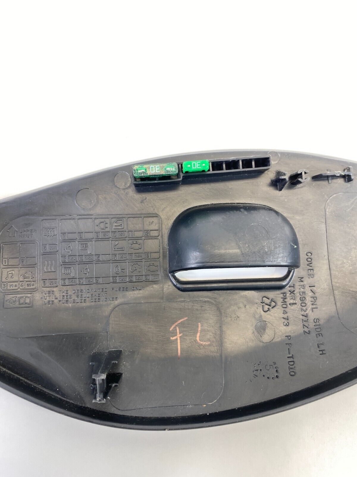 08-12 Mitsubishi Galant Dash Left Driver End Cap Cover Trim Panel MR590271ZZ OEM