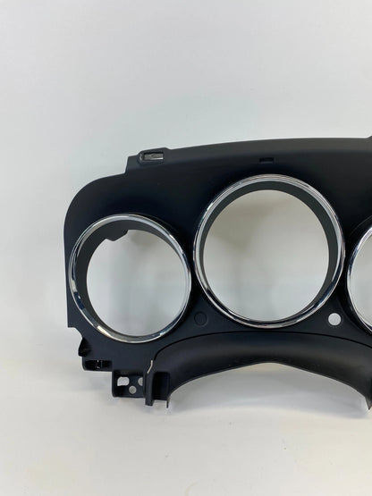 10-12 DODGE CALIBER DASH INSTRUMENT SPEEDOMETER CLUSTER TRIM BEZEL 1JW59TRMAA