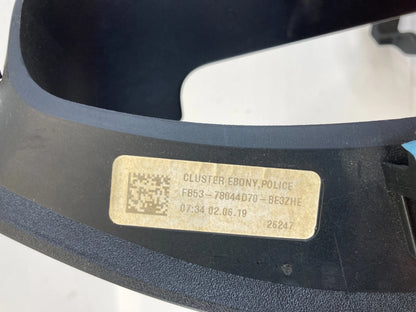 16-19 FORD EXPLORER POLICE INTERCEPTOR DASH CLUSTER TRIM BEZEL FB5378044D70B OEM