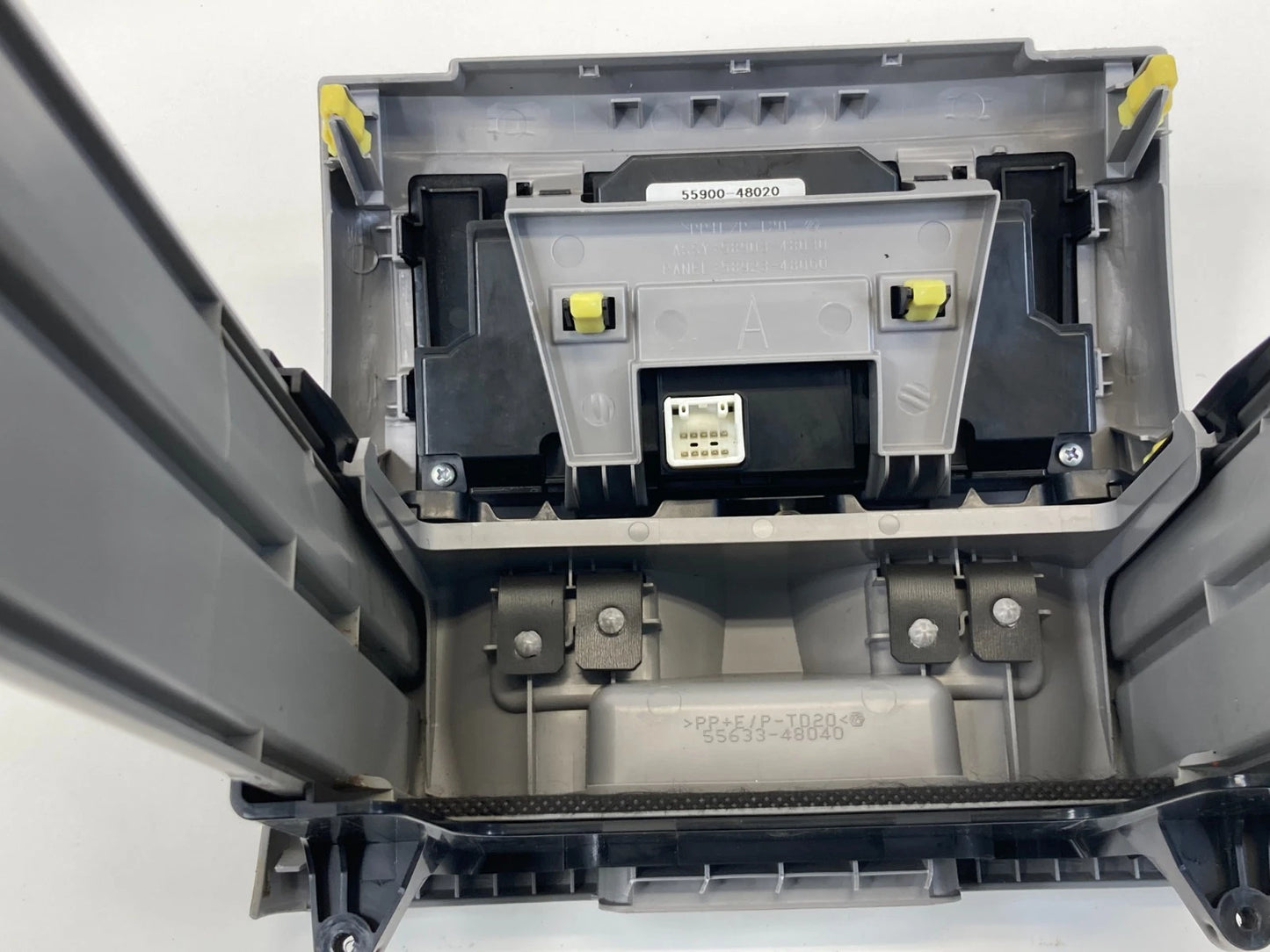 08-13 TOYOTA HIGHLANDER REAR AC HEATER CLIMATE CONTROL W/ CUP HOLDER 55900-48020