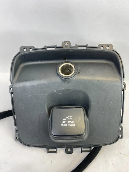 2014 2015 KIA SORENTO CENTER CONSOLE REAR POWER OUTLET BEZEL 115V ASSY OEM