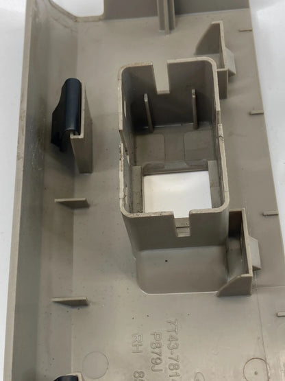 2007-2010 FORD EDGE FRONT RIGHT PASSENGER WINDOW SWITCH COVER TRIM BEZEL OEM