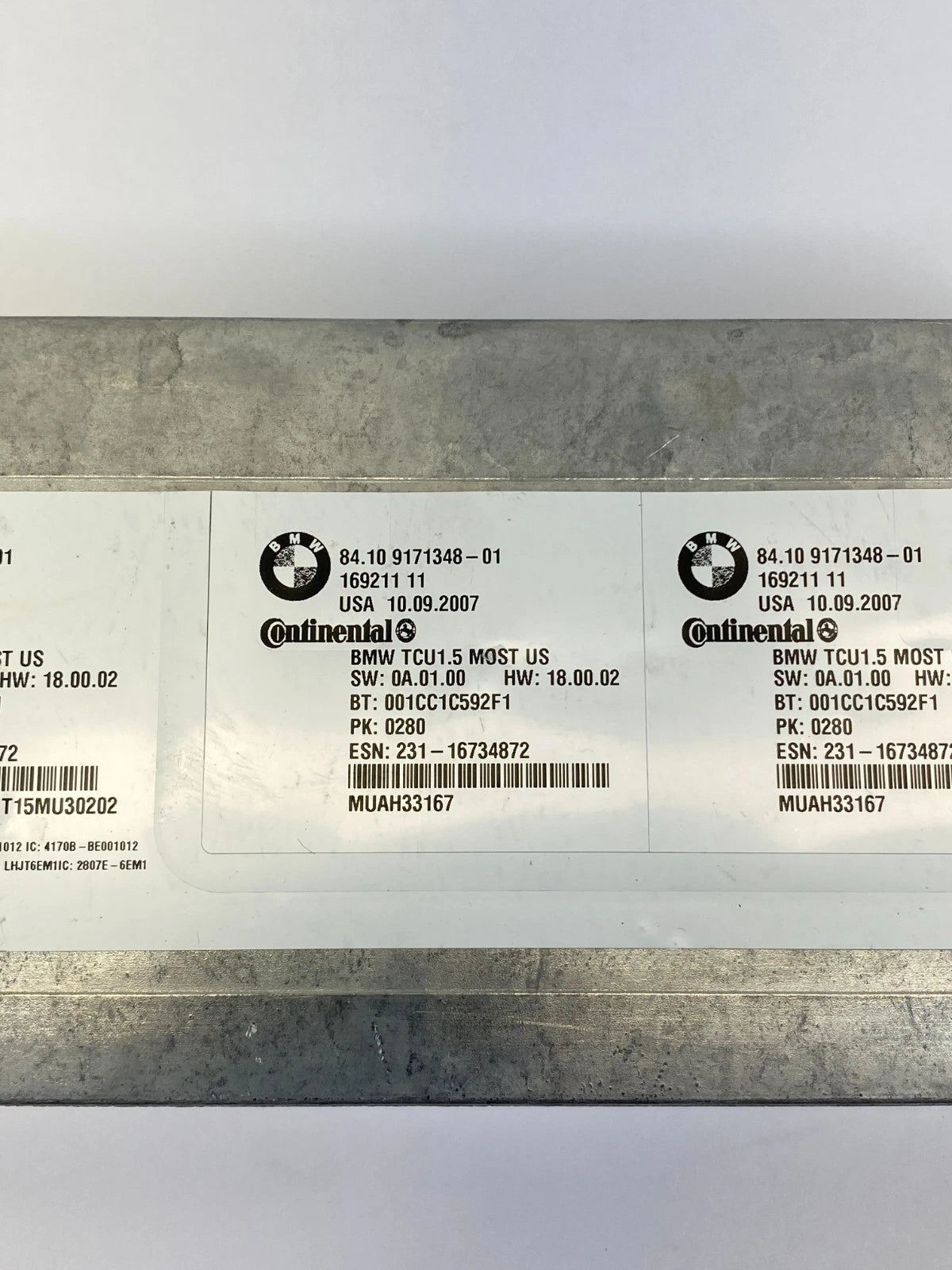 2008 BMW 535XI E60 BLUETOOTH TELEMATICS CONTROL MODULE OEM 84109171348