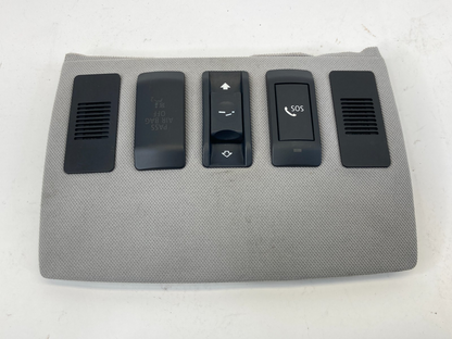 09 10 BMW 535i xDrive Overhead Headliner Trim Panel Sunroof Switch 712507207 OEM