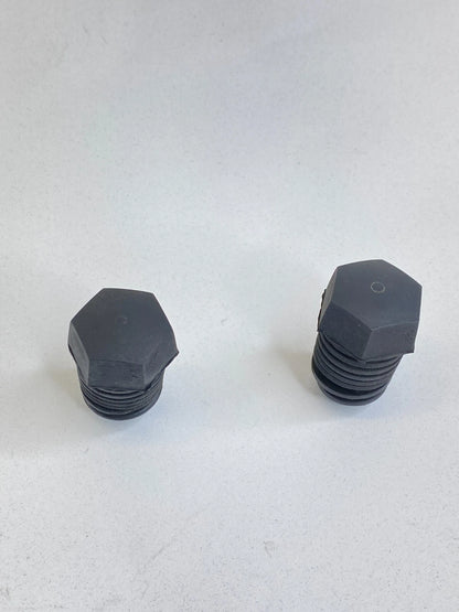 1996-2005 GMC SAFARI FRONT HOOD RUBBER CUSHION BUFFER STOPPER BUMPER PAIR OEM