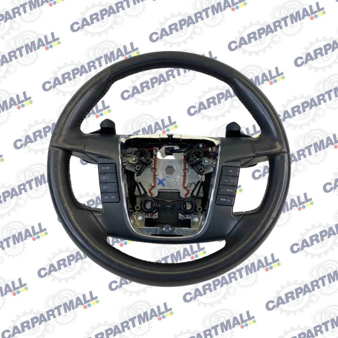 2012 FORD TAURUS STEERING WHEEL W/ CRUISE AUDIO STEREO CONTROLS PADDLE SHIFT OEM