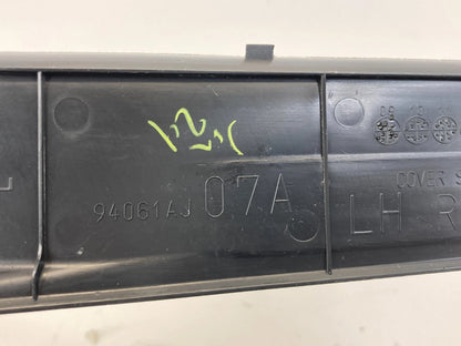 10-14 SUBARU LEGACY REAR LEFT SIDE DOOR PILLAR SCUFF PLATE COVER 94061AJ07A OEM