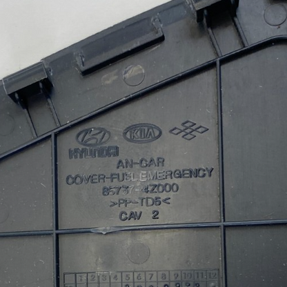 13-18 Hyundai Santa Fe Sport Quarter Panel Luggage Fuel Cover Cap Lid 857374Z000