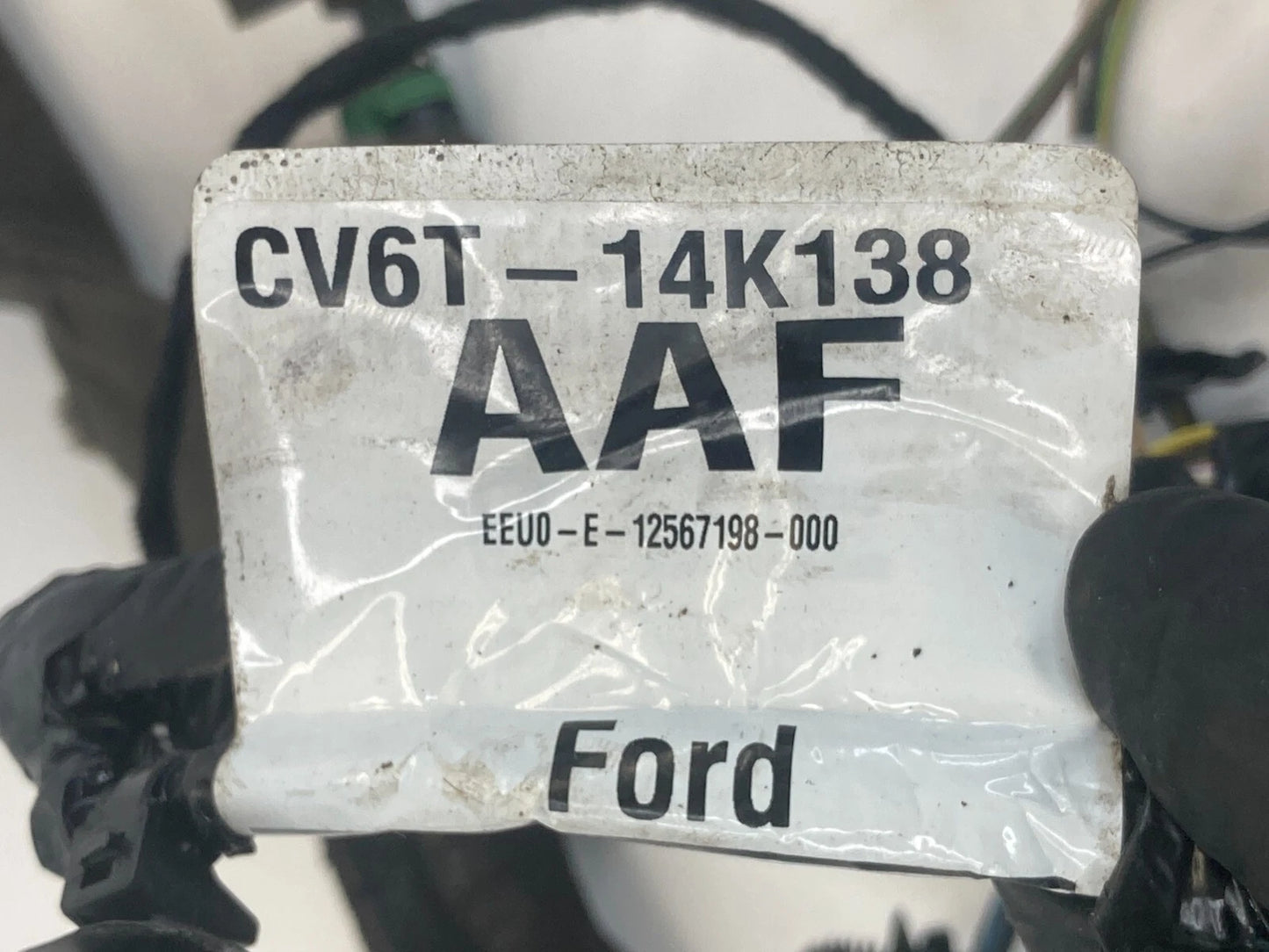 2012-2014 FORD FOCUS FRONT RIGHT PASSENGER DOOR WIRE WIRING HARNESS CV6T-14K138