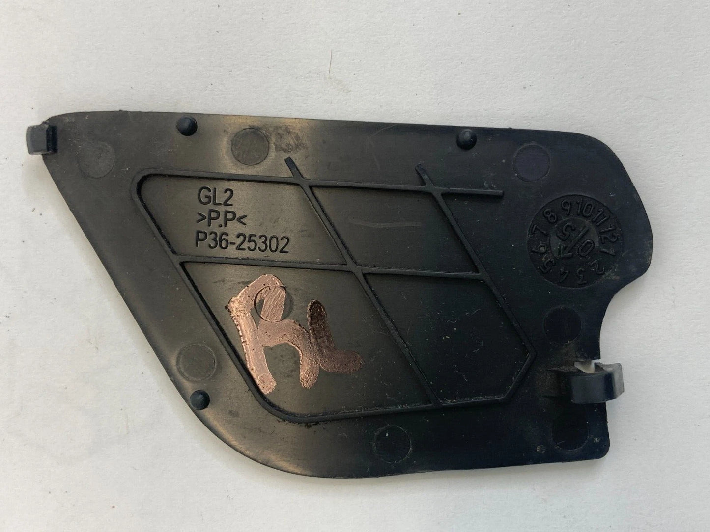 2004-2008 ACURA TL REAR LEFT SIDE DOOR INTERIOR HANDLE SCREW COVER CAP RR RL