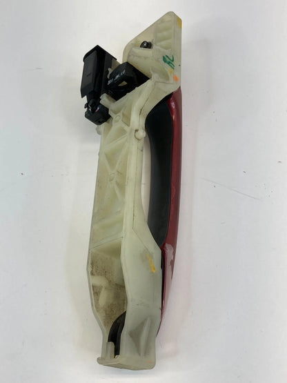 2011-2014 HYUNDAI SONATA GLS REAR LEFT EXTERIOR DOOR HANDLE ASSEMBLY RED OEM