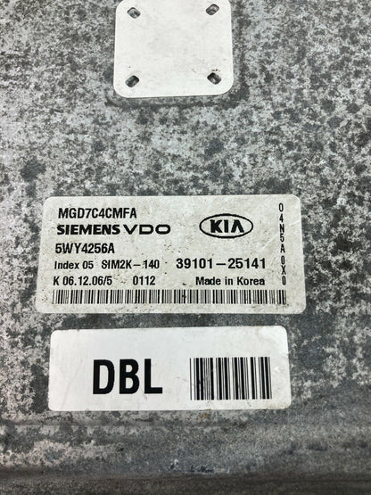 06 07 Kia Optima AT 2.4L Engine Computer Control Module ECM ECU PCM 39101-25141