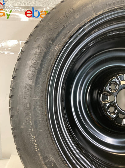 2008 2009 Infiniti G37 Emergency Spare Tire Wheel Compact Donut T145/80D17 107M