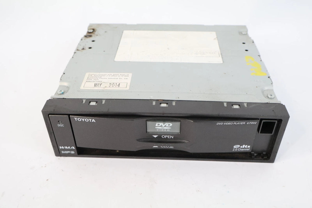 11-14 TOYOTA SIENNA REAR ENTERTAIMENT DVD PLAYER UNIT DASH MOUNT OEM 86270-45010