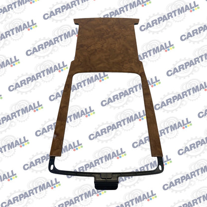 2008-2012 BUICK ENCLAVE CENTER CONSOLE STORAGE BOX WOOD COVER PLATE BEZEL TRIM