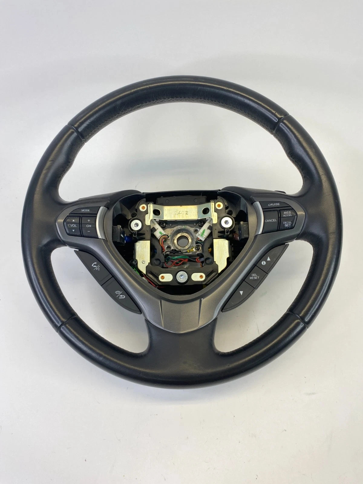 2009-2014 ACURA TSX STEERING WHEEL W/ CRUISE & AUDIO PADDLE SHIFT LEATHER OEM