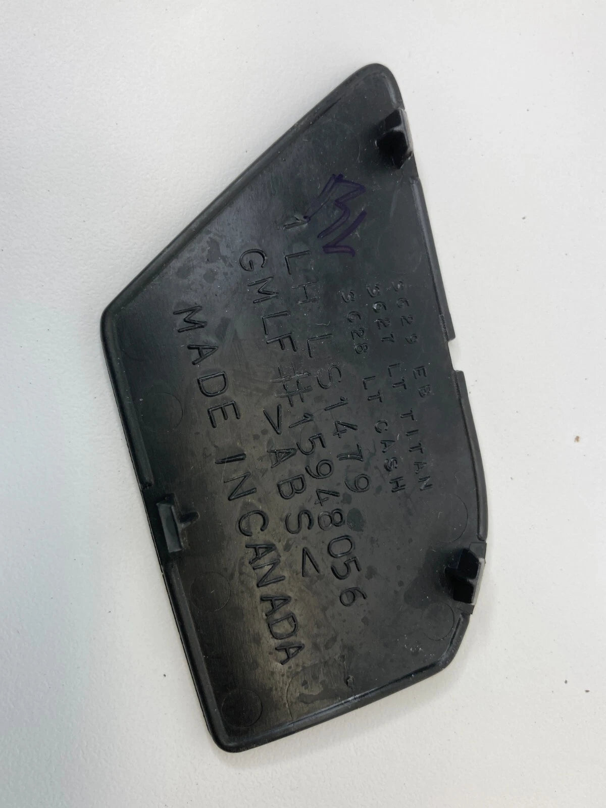 09-12 CHEVROLET TRAVERSE REAR LEFT SIDE DOOR HANDLE COVER BEZEL TRIM 15948056