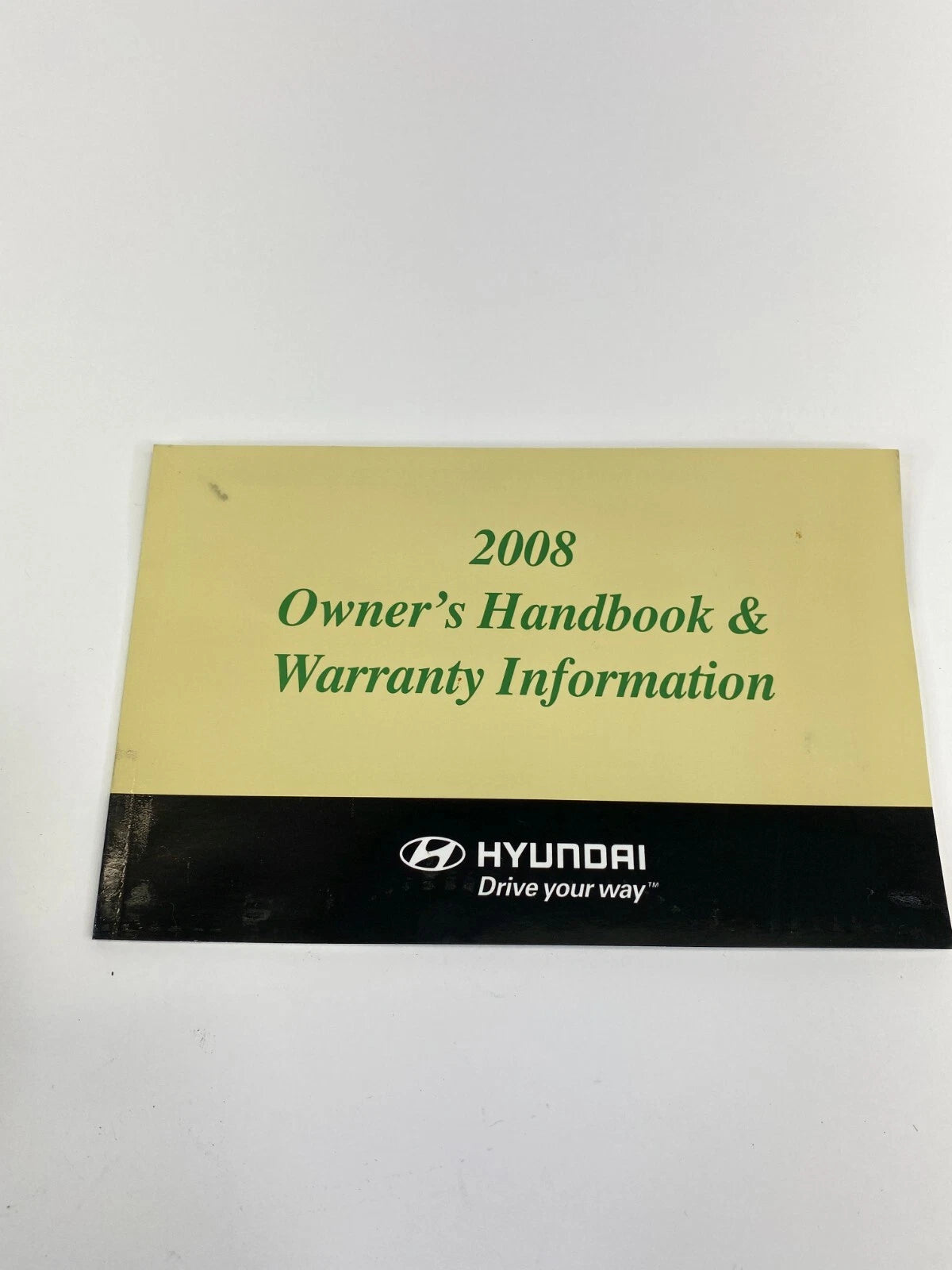 2008 HYUNDAI SONATA OWNER'S GUIDE USERS MANUAL WARRANTY INFORMATION W/ CASE OEM