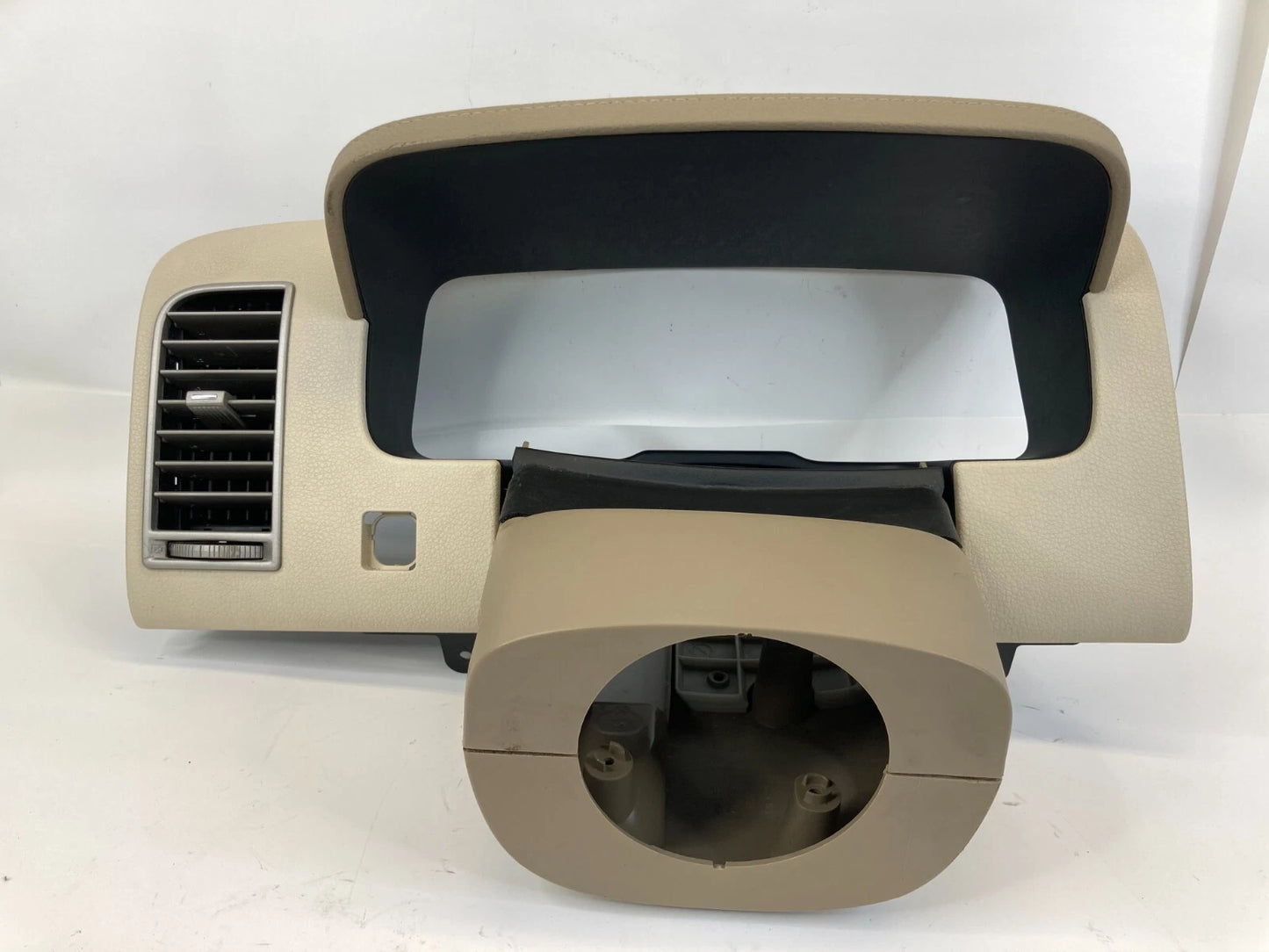 07-10 LINCOLN MKX DASH CLUSTER BEZEL W/ STEERING COLUMN COVER TRIM 7T43-3530-AC