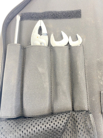 06-13 Lexus IS250 IS350 EMERGENCY SPARE TIRE JACK TOOL WRENCH KIT W/ CASE OEM