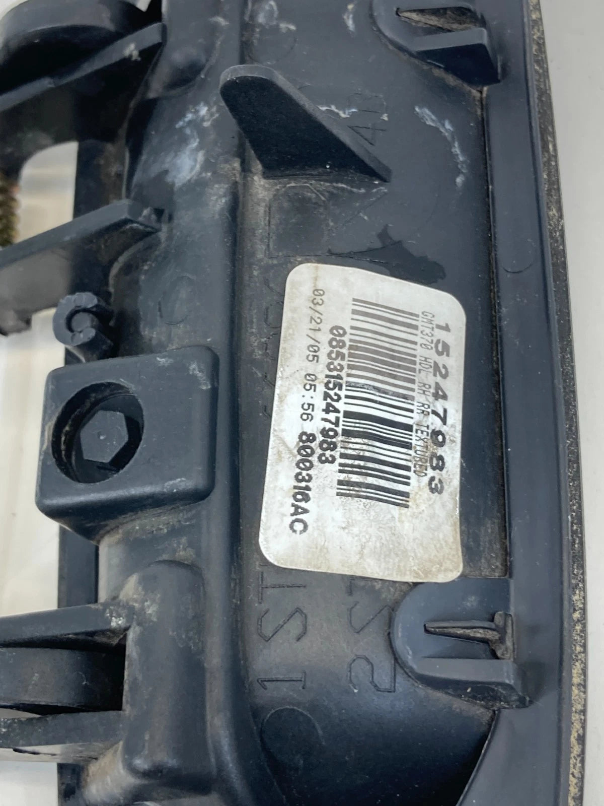 02-09 CHEVROLET TRAILBLAZER REAR RIGHT SIDE EXTERIOR OUTER DOOR HANDLE 15247983