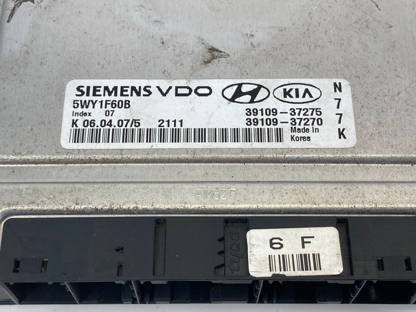 2007-2010 Kia Sportage 2.7L FWD Engine Computer Control Module ECU 39104-23242