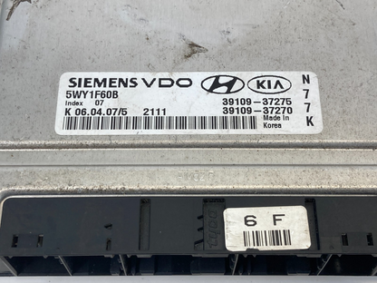 2007-2010 Kia Sportage 2.7L FWD Engine Computer Control Module ECU 39104-23242