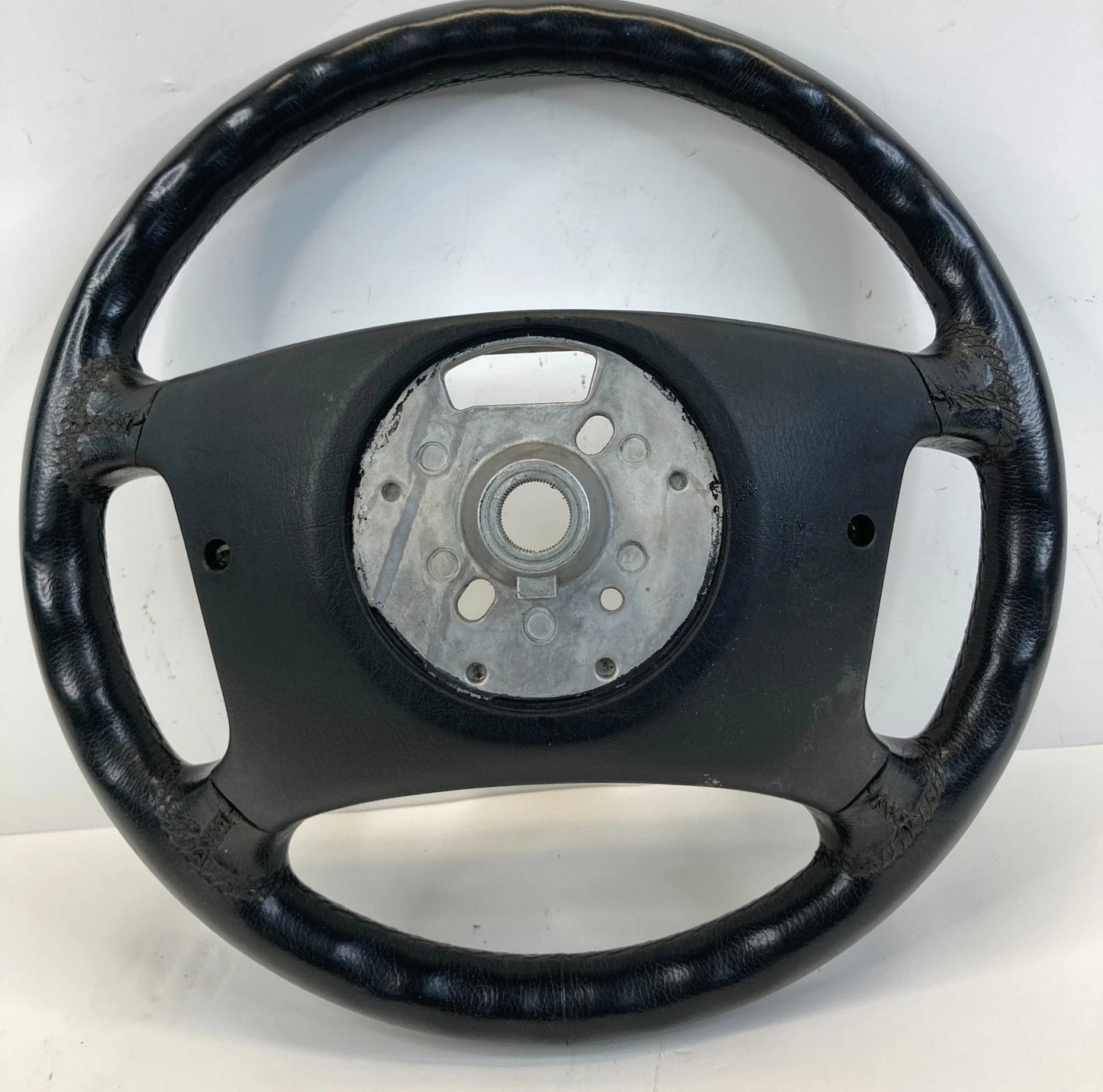 99 00 BMW 323I 328I 2000 328CI BLACK LEATHER STEERING WHEEL ASSEMBLY OEM