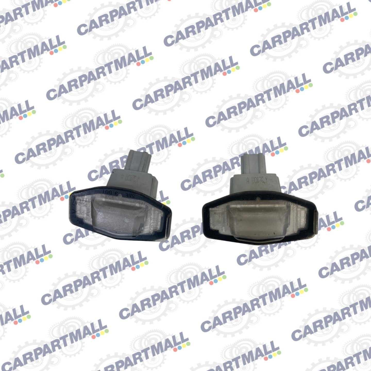 2013-2015 Honda Civic Back Rear Trunk License Plate Light Lamp Set Pair OEM