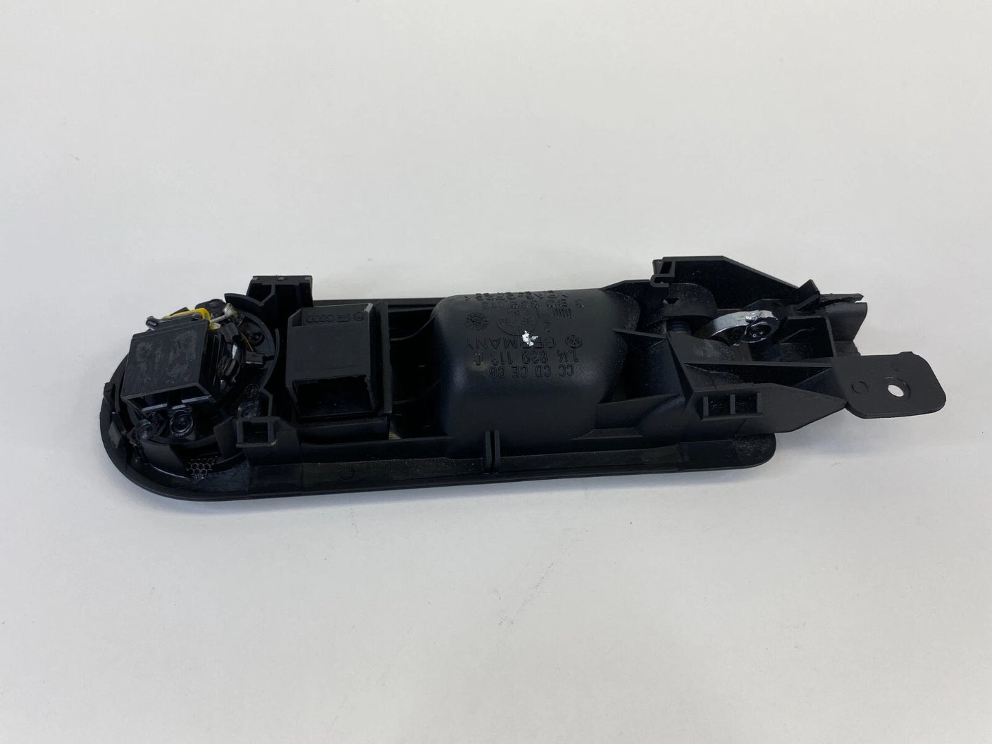 01-05 VW PASSAT REAR LEFT INTERIOR DOOR HANDLE W SWITCH & TWEETER 3B0839113 OEM