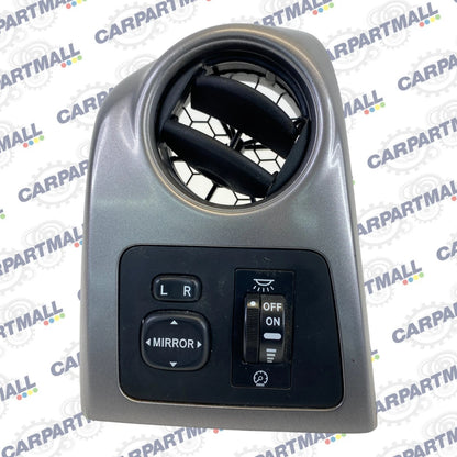 2003-2008 Pontiac Vibe Dash Side Air Vent Outlet w/ Mirror Dimmer Switch OEM