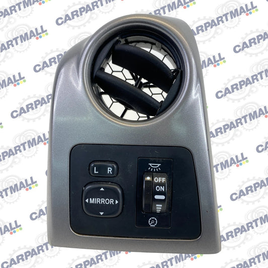 2003-2008 Pontiac Vibe Dash Side Air Vent Outlet w/ Mirror Dimmer Switch OEM